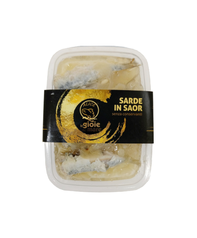 1 - ALICE LE GIOIE DEL MARE Sardines in saor 200 g - EXP 4 weeks