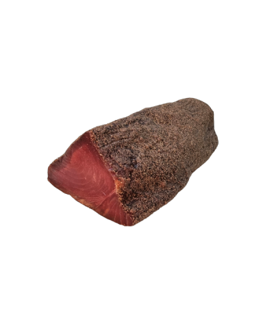 1 - SALUMI DI MARE Bresaola di tonno al pepe 1,75 kg - stagionata 5 mesi - TMC 1 mese