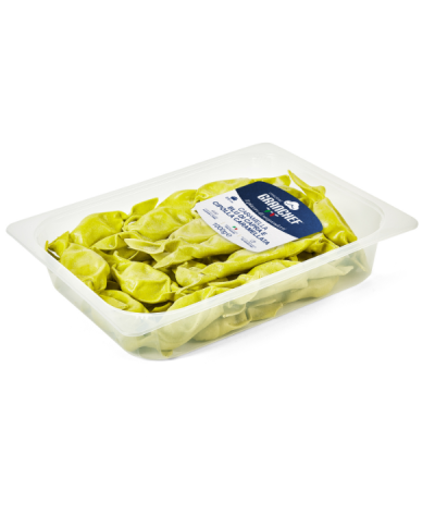 2 - FONTANETO Caramella with goat blue cheese and caramelized onion MAP (31~ x 32 g  1 kg) - EXP 14 days - 7 min cooking time