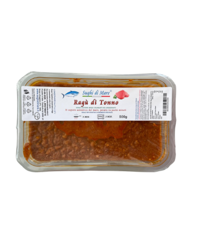 1 - SUGHI DI MARE Ragù di tonno 500 g - TMC 18 giorni