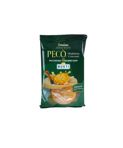 1 - BUSTI Sfogliatine Pecò con Pecorino DOP - TMC 2 mesi