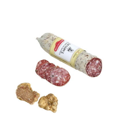 1 - ANTICA MACELLERIA FALORNI Salami maigre à la Truffe blanche 350 g - DLC 9 semaines - affiné 1 mois