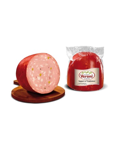 1 - VERONI Mortadella Esselusso IGP 2,2 kg - TMC 5 settimane
