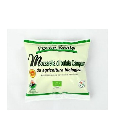 1 - PONTE REALE Mozzarella Bufala Campana DOP dell'entroterra Casertano BIO 125 g - TMC 18 giorni