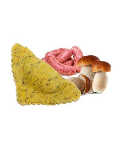 1 - FONTANETO Triangle sausage and mushrooms 2 kg - EXP 12 days   - 5 min. cooking time