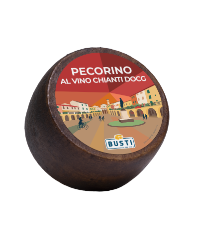 1 - BUSTI Pecorino au Chianti 3,2 kg - DLC 3 mois - affiné 2 mois
