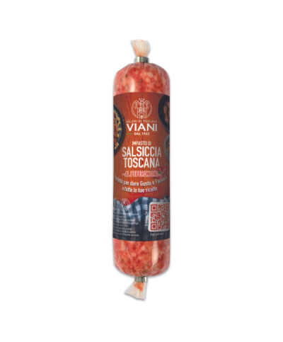 1 - SALUMIFICIO VIANI Impasto salsiccia fresca toscana al peperoncino - 250g - TMC 28 giorni - SV