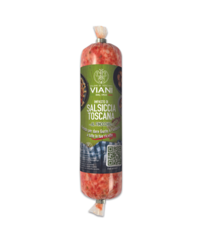 1 - SALUMIFICIO VIANI fresh sausages paste with fennel - 250g - EXP 28 days - VP