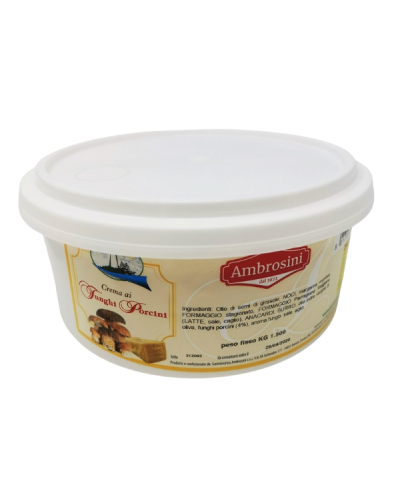 1 - AMBROSINI - Crema ai Funghi Porcini  1,5 kg - TMC 28 giorni