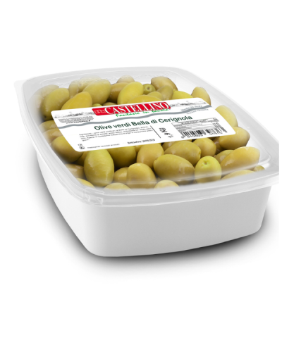 1 - CASTELLINO Olive Giganti Bella di Cerignola 1,9 kg - TMC 6 mesi