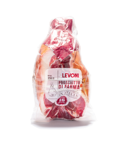 1 - LEVONI Prosciutto crudo di Parma DOP Addobbo disossato 7 kg - TMC 2 mesi - stagionato 16 mesi