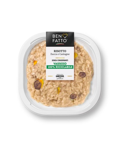 1 - BEN FATTO Pumpkin and chestnut risotto 250 g - EXP 2 weeks