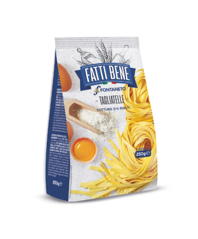 1 - FATTI BENE Tagliatelle 250 g - TMC 3 settimane - 3 minuti di cottura