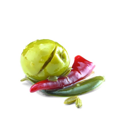 1 - CASTELLINO Olive Schiacciatelle alla Calabrese 1,9 kg - EXP 6 months