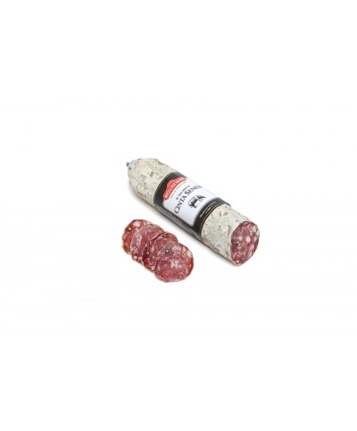 1 - ANTICA MACELLERIA FALORNI Salami made from Cinta Senese pork - aged for 3/4 weeks - 350g - EXP 9 weeks